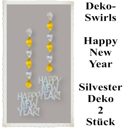 Silvester Dekoration Happy New Year