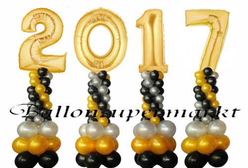 silvesterdeko ballondeko