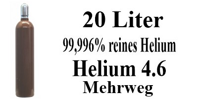 Ballongas Helium Einweg Flasche 3 Liter