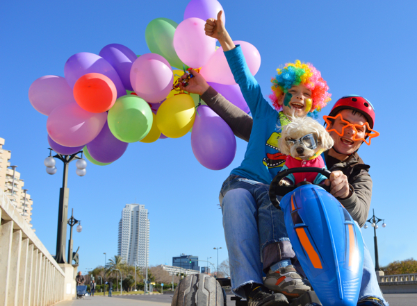 karneval mit luftballons